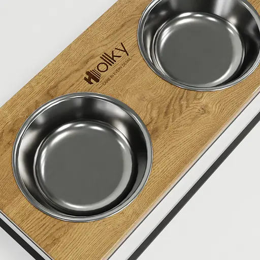 Hollky Base XL20 — миски на підставці для великих собак (2 × 1,8 л) - фото 9