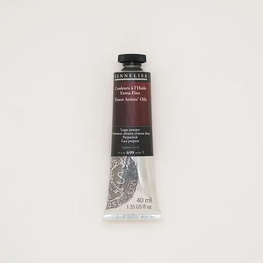 Олійна фарба Sennelier, 40 мл, професійна, S5, Перманентний алізарін малиновий глибокий (Permanent alizarin crimson deep)