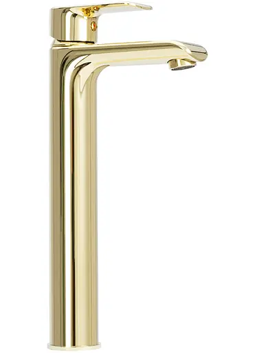 Змішувач для умивальника Rea Bloom високий gold REA-B6201 Золотий - фото 3