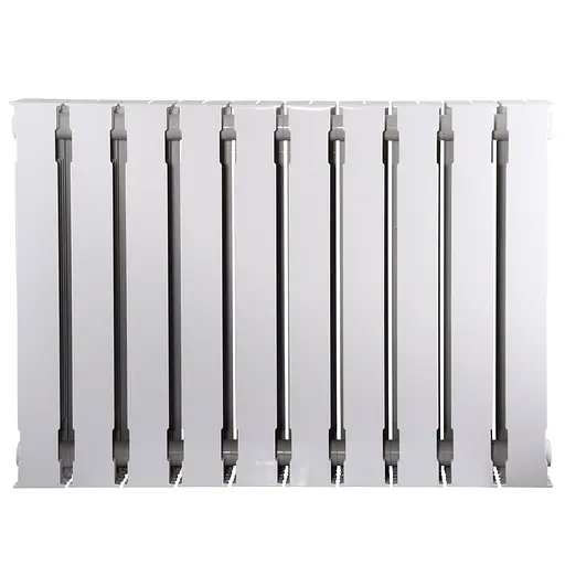 Радіатор біметалевий секційний Queen Therm 500/100 Vertical (кратно 10), Білий - фото 11