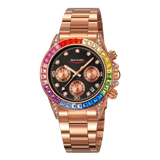 Наручний годинник жіночий 2352RGBK Rose Gold-Black Skmei acs0029978 - фото 1