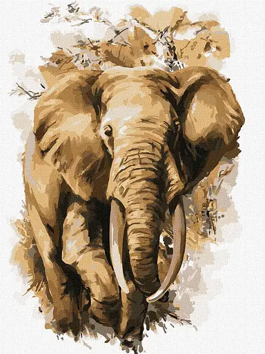 Набір для розпису по номерах Велика мудрість, 30x40 см, КНО4304