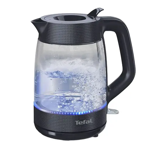 Электрочайник Tefal Morning Glass Kettle черный 1.7л (KO2G08E0) - фото 1
