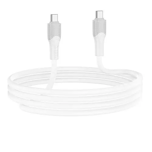 Кабель PD Hoco X106 Big bull 240W charging data cable Type-C to Type-C 2 м білий