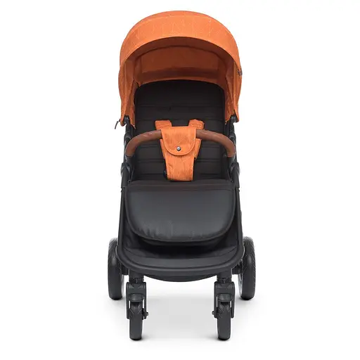 Детская прогулочная коляска-книга El Camino ME 1024 X4 Orange Lines Оранжевая - фото 4