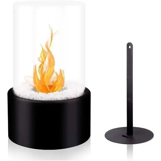 Біокамін настільний обігрівач, декоративний світильник переносний - фото 2