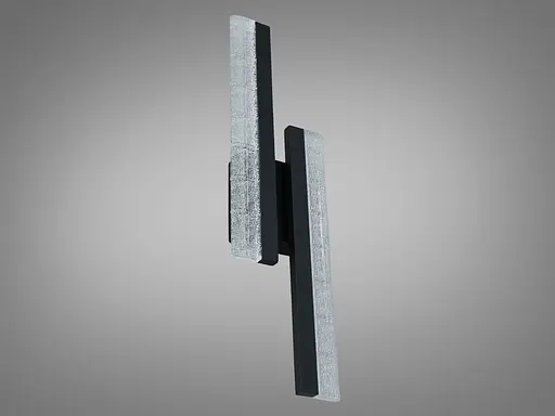 Настінне LED бра Romin планка чорний 16 Вт дві лінії - фото 4