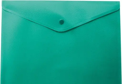 Папка-конверт А4 на кнопці, напівпрозора, зелена BM.3925-04 BUROMAX (4823078953216) - фото 1
