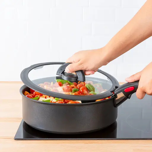 Tefal Крышка стеклянная Ingenio 22 см стекло силикон - фото 7