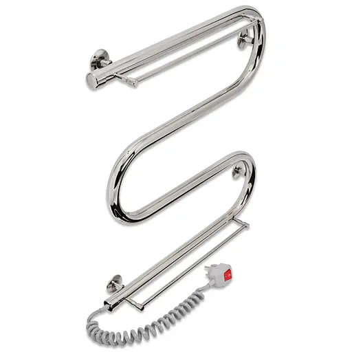 Электрический полотенцесушитель Laris Змеевик 25 РС3 500x500 С 2-мя полками Э 73207110 - фото 3