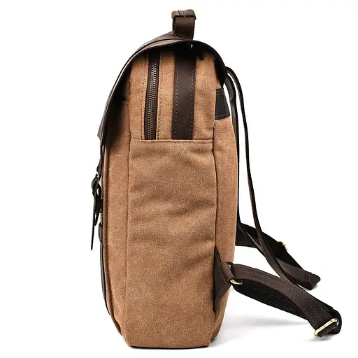 Кожаный женский рюкзак TARWA 32х40х11 см nsa0001410 - фото 4