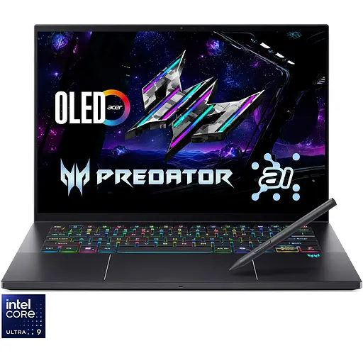 Ноутбук Acer Predator Triton 14 AI PT14-52T-909D Ultra 9 288V la 51GHz, 8K, сенсорный, 32GB LPDDR5X, 2TB