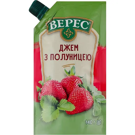 Джем Верес з полуницею 140 г