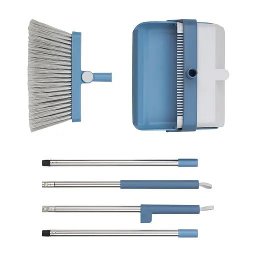 Набір для прибирання Ardesto Solid совок і щітка з довгою ручкою 79.2 см блакитний (ARHE1301B) - фото 9