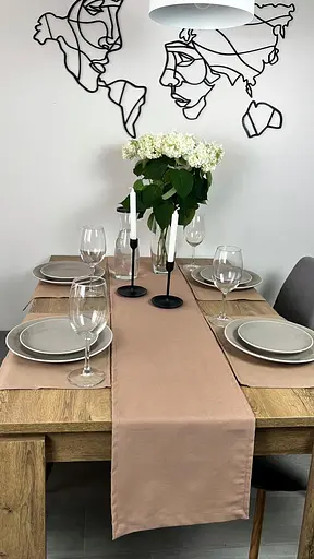 Комплект Доріжка водовідштовхувальна Горіховий однотон 380х40 см 4 шт. - фото 6