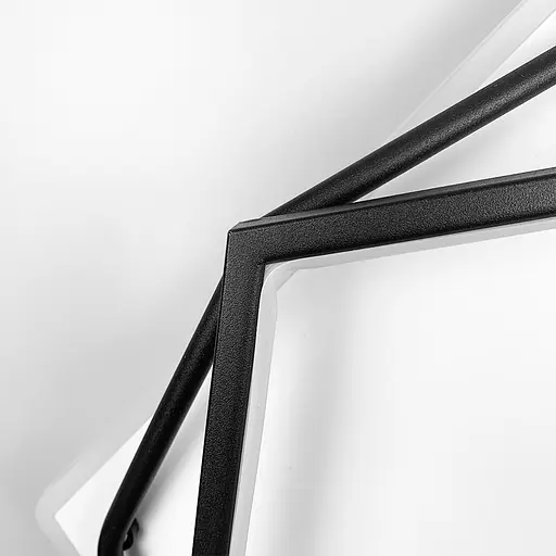 Стельовий світильник Pentagon у чорно-білому каркасі | Арт. S 19-500 BK+WT | Line F - фото 8