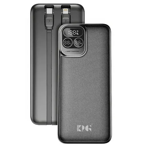 Зовнішній акумулятор - портативна батарея King Power KPG-501 50000mah 22.5W QC3.0 LED 2 in 1 - фото 1