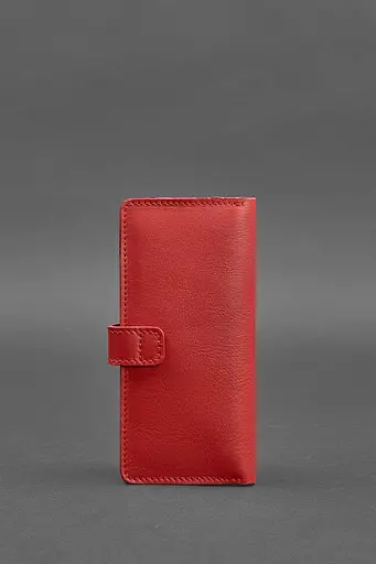 Шкіряне жіноче портмоне 7.0 Червоне - фото 5