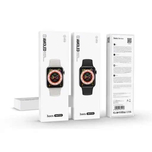 Умные часы Hoco DY12 Amoled с функцией звонков черный - фото 5