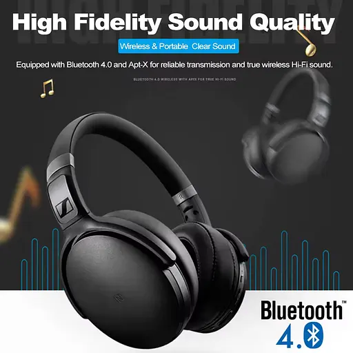 Бездротові Bluetooth навушники Sennheiser HD 4.40BT з шумозаглушенням і мікрофоном - фото 4
