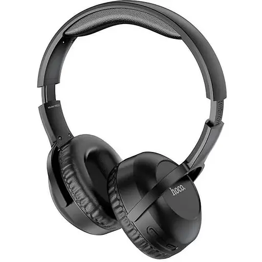 Навушники накладні бездротові Hoco Art sount BT headset W33 до 15 годин чорні - фото 2