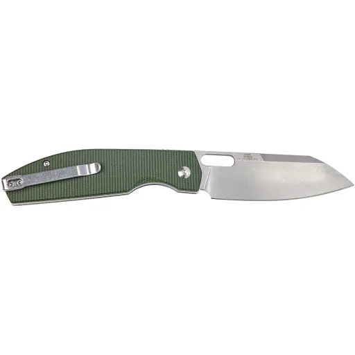 Ніж CJRB Ekko Button Lock Micarta Green - фото 2