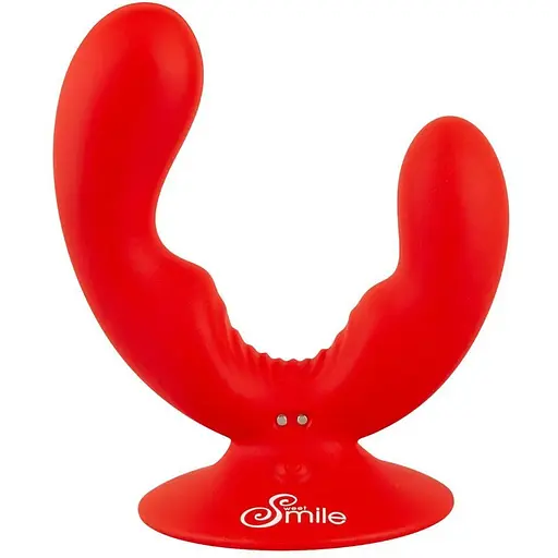 Вібратор Sweet Smile Dual 15 см (червоний)