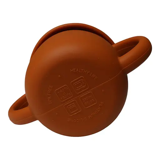 Поїльник силіконовий непроливайка oldbro 150ml orange - фото 2