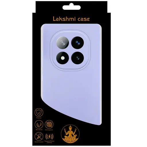 Чехол Lakshmi Silicone Cover Full Camera (AAA) для Xiaomi Redmi Note 14 Pro+ Сиреневый / Dasheen - фото 4