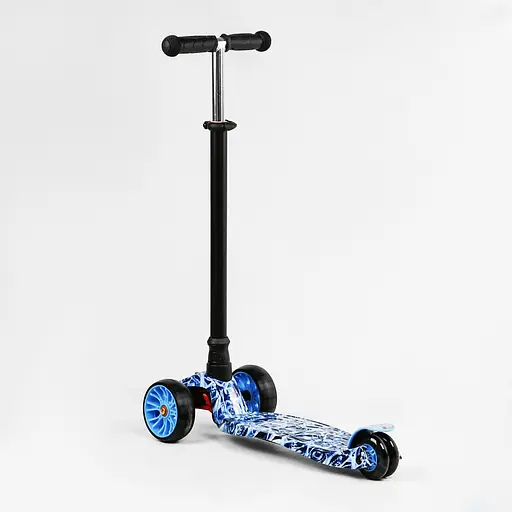 Самокат Maxi Best Scooter 59х15х30 см Різнобарвний 000231323 - фото 4