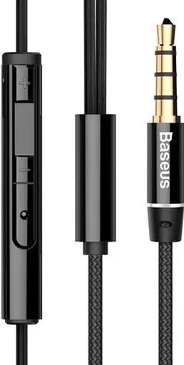 Дротові навушники Baseus H06 with mic Encok, 3.5mm, 1.2m, (NGH06-01) black - фото 4