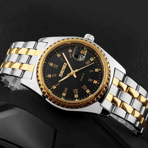 Наручний годинник чоловічий 9098BK-B Black Men Skmei acs0029897 - фото 3