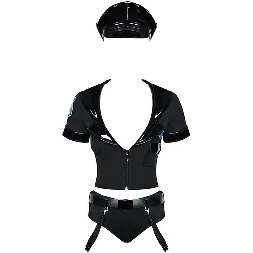 Еротичний костюм Obsessive Police Set S/M - фото 2