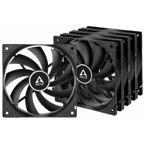 Вентилятор Arctic F12 5-Pack Black (ACFAN00248A) - фото 1