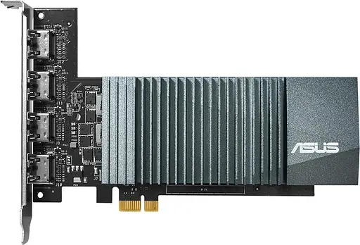 Видеокарта ASUS GT 710 2Gb (GT710-4H-SL-2GD5) (GDDR5, 64 bit, PCI-E 2.0 x16) Б/у - фото 1