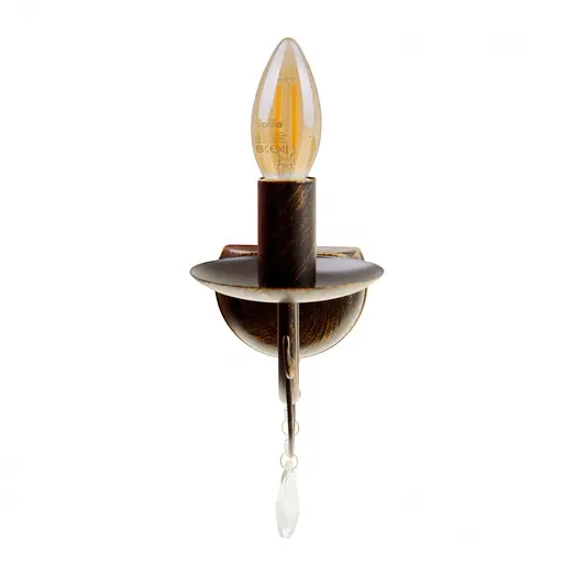 Настенное Бра Brille свеча BCL-734W/1 E14 BK/G - фото 3