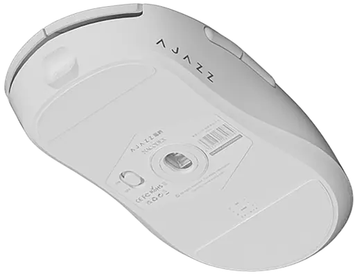Миша бездротова Ajazz AJ199 Carbon Fiber White - фото 2