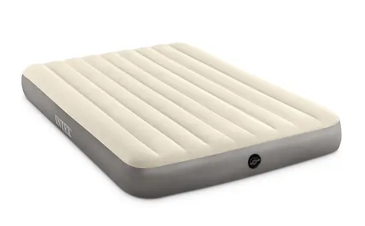 Матрац велюровий клапан 2в1, 152x203x25 см