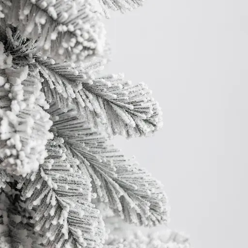 Штучна новорічна декоративна ялинка «Снігова королева» засніжена 125 см Lugi SOK-M-05-4 - фото 3