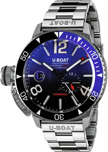 Часы U-Boat Sommerso 46mm Ceramic Blue 9519/MT