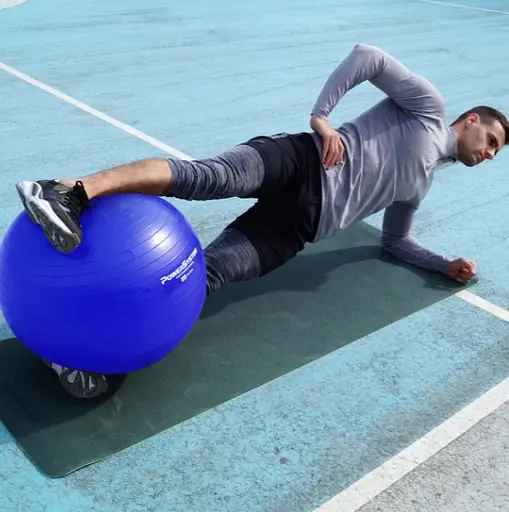 М'яч для фітнесу (фітбол) Power System PS-4013 Ø75 cm PRO Gymball Blue (PS-4013_75cm_Blue) - фото 3