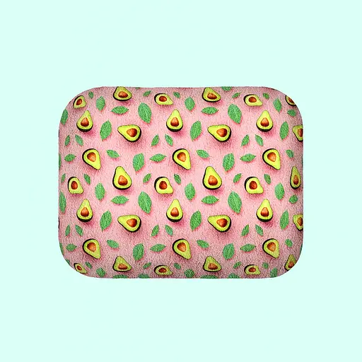 Леженка для собак Waudog Relax Авокадо на розовом L 49х59х20 см  - фото 3