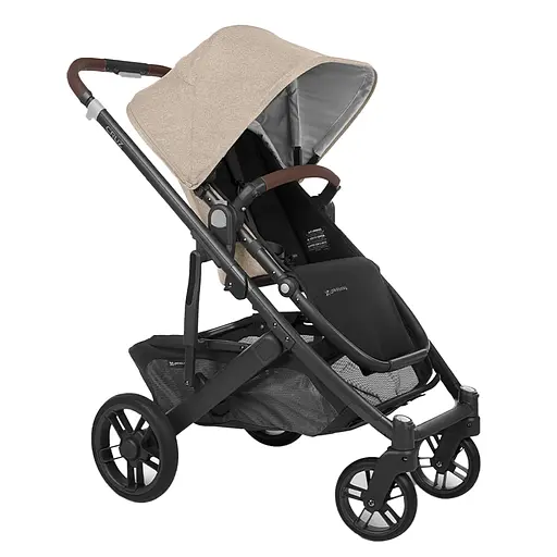 Прогулянкова коляска Uppababy Cruz V2 - LIAM +люлька Uppababy Carrycot-Stella Grey Brushed Melange Silver Frame - фото 2