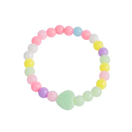 Набор украшений Летние сердечки (ожерелье, браслет) 2шт - фото 3