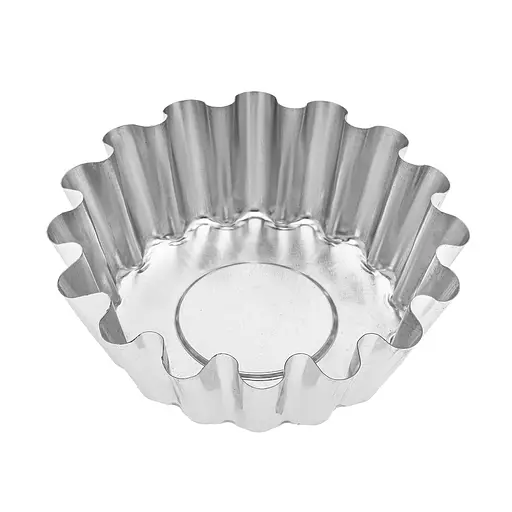 Формочки для випікання кошиків кексів і тарталеток важкі Ø верх 12, низ 8, висота 3.8 см (набір з 10 штук), Master Class 86948 - фото 4
