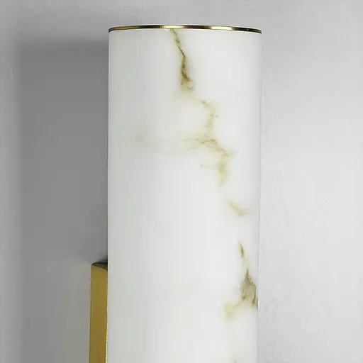 Бра Line F з імітацією мармуру з латунним корпусом Ø8х30 см Арт. WJ366/80*300H - фото 4