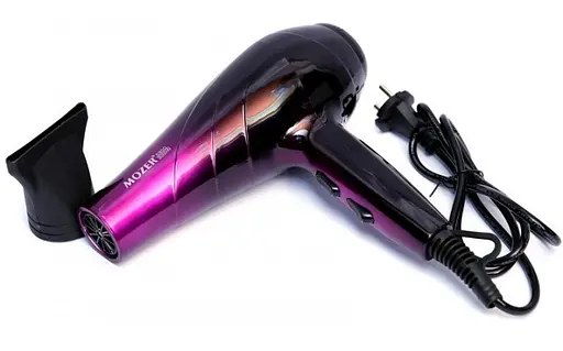 Фен для сушіння та укладання волосся Mozer 5917 з концентратором - фото 4