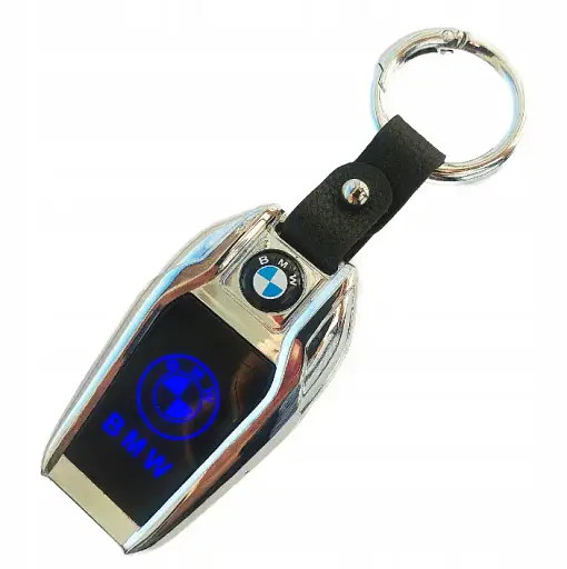 Элегантный Брелок-Зажигалка Для Ключей BMW - Светодиодная Лампа Накаливания С ЖК-Экраном - фото 1