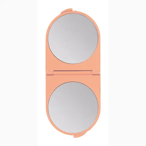 Дзеркало кишенькове Titania двостороннє 14x6 см абрикосове (1545 L абрикос)