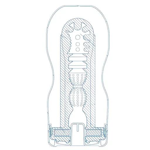 Мастурбатор Tenga Deep Throat Cup Cool Edition прозрачный - фото 3